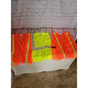 Safety Vest Lot Of 3